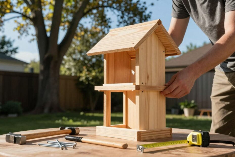 Budowa karmnika dla ptaków