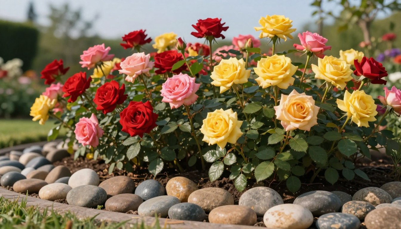 Czy róże można obsypać kamieniem