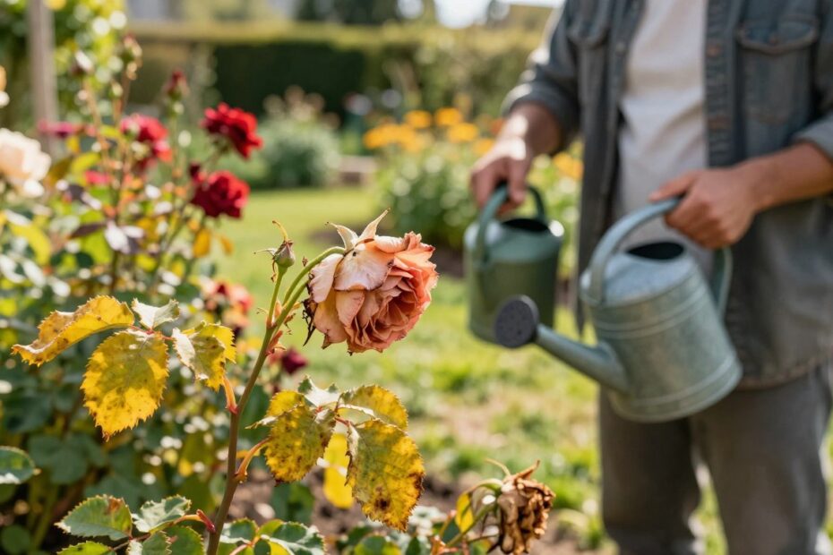 Dlaczego róża nie kwitnie