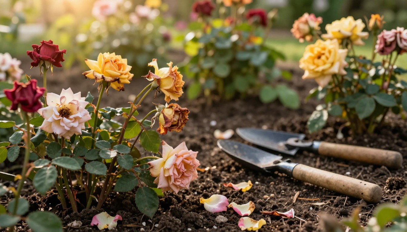 Dlaczego róże nie kwitną
