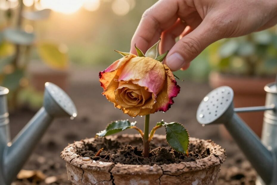 Ile wytrzyma róża bez wody