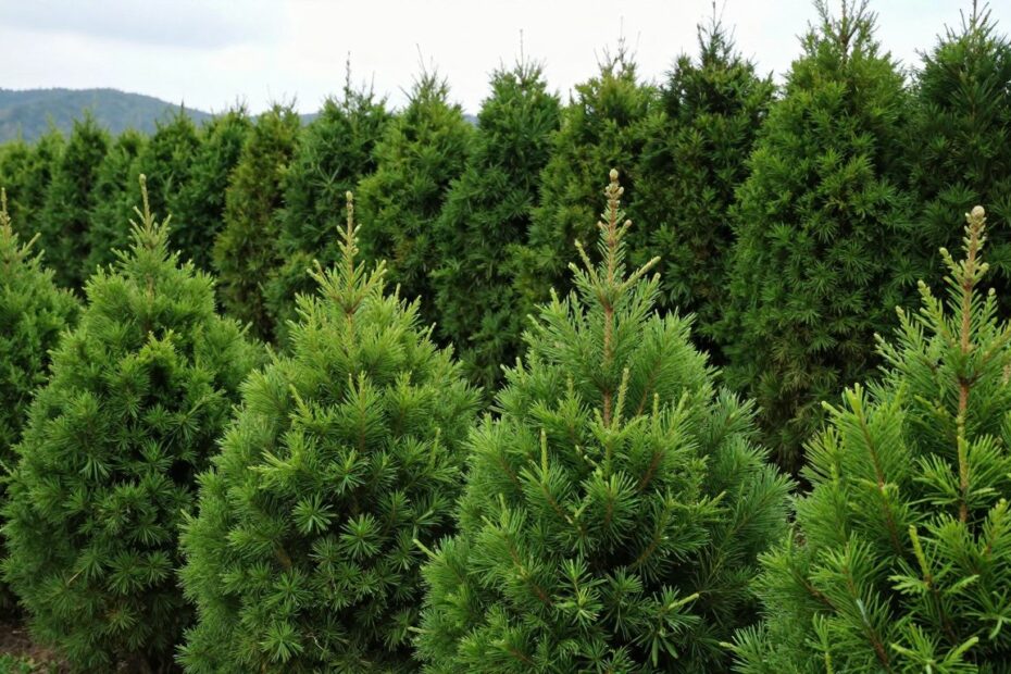 Jak gęsto sadzić świerki na żywopłot