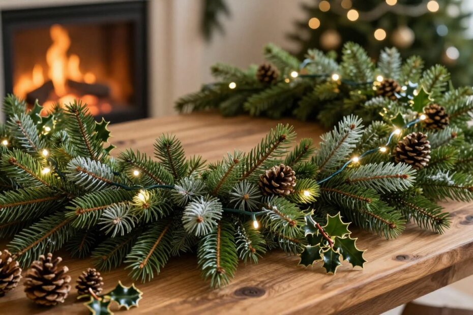 Jak zrobić girlandę ze świerku