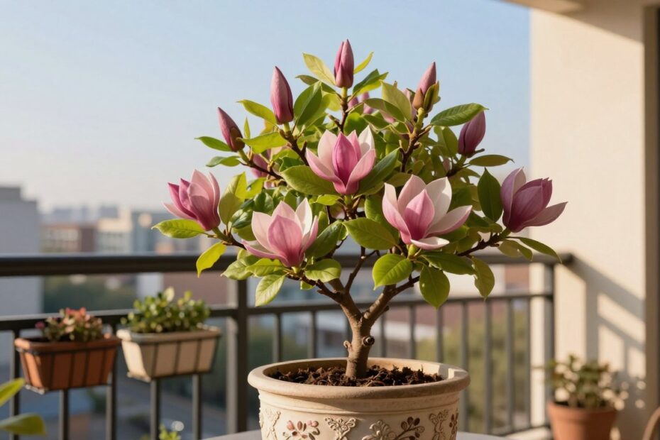 Jaka magnolia na balkon