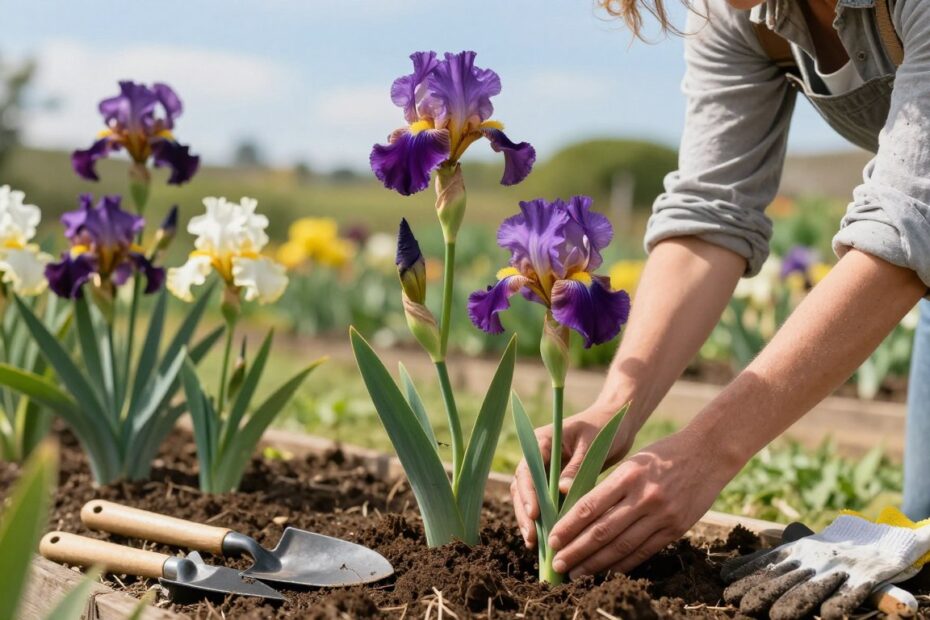 Kiedy przesadzić irysy