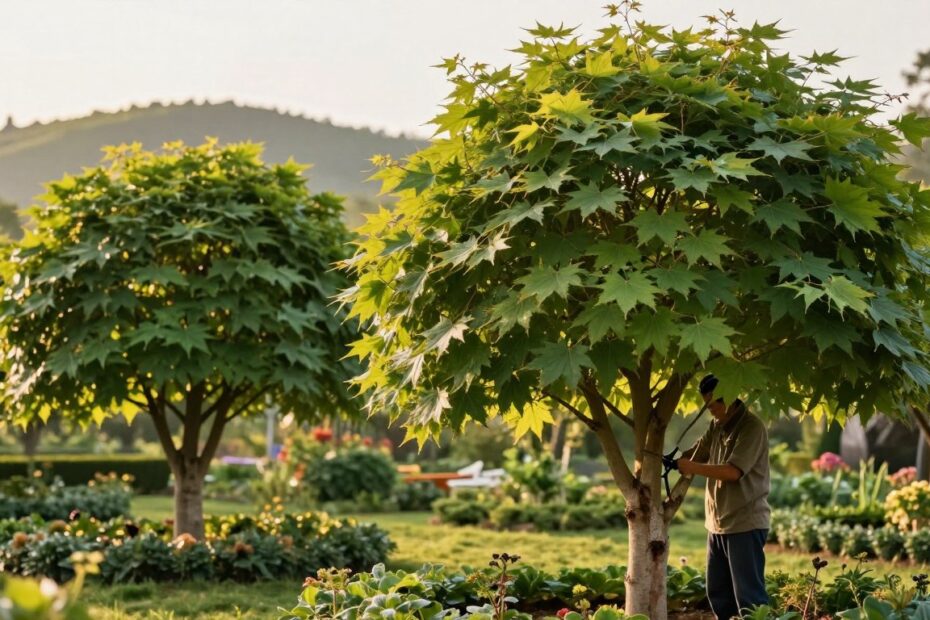 Kiedy przycinać klony kuliste