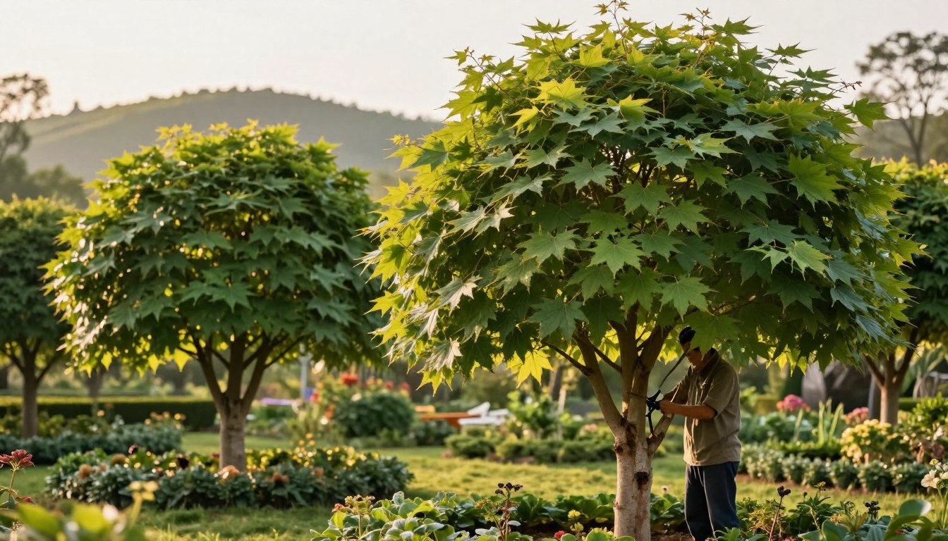 Kiedy przycinać klony kuliste