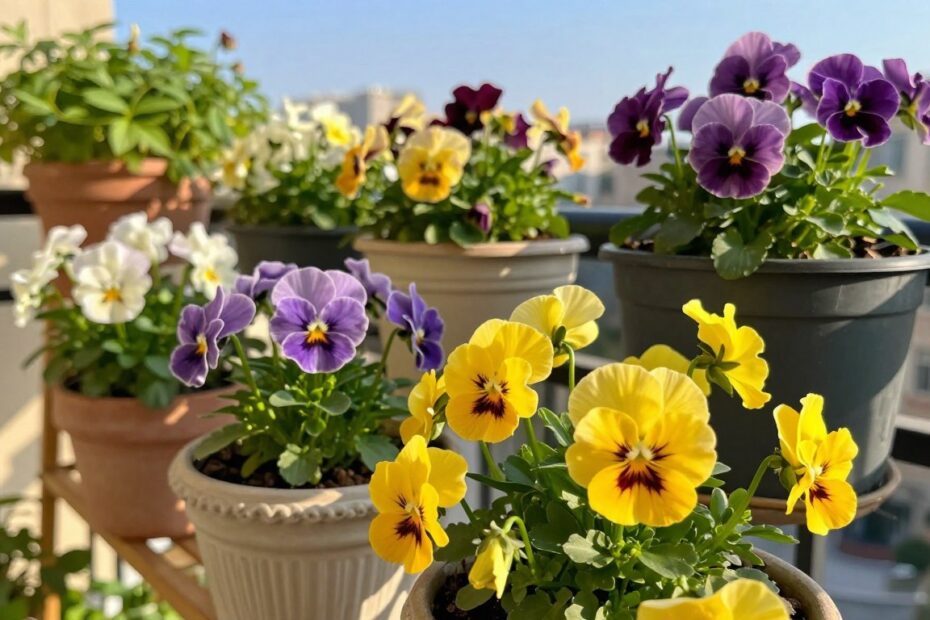 Kiedy sadzić bratki na balkonie