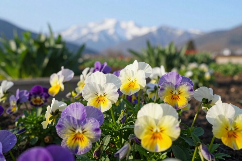 Czy bratki boją się mrozu