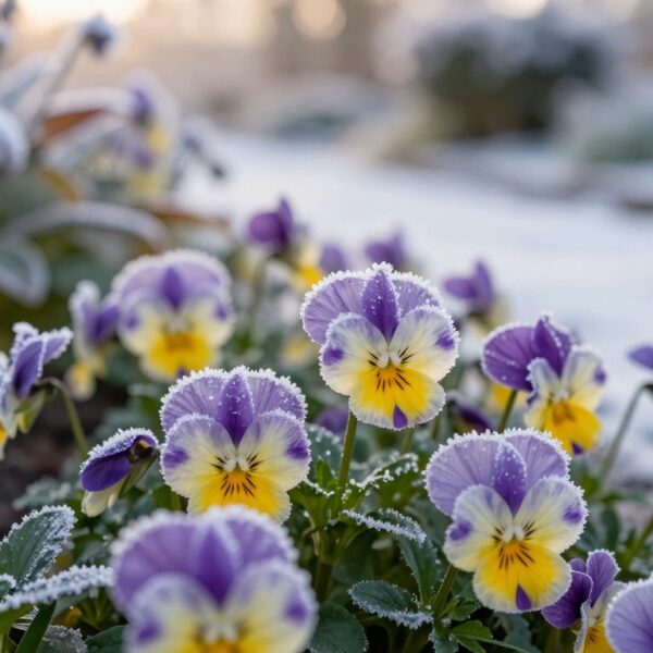 Czy bratki wytrzymają mróz