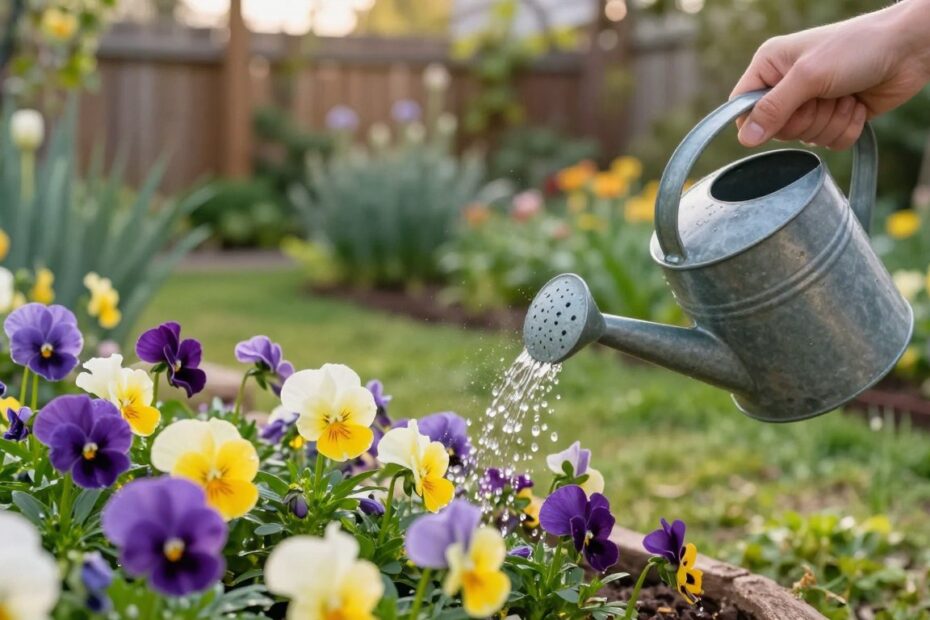 Czym podlewać bratki