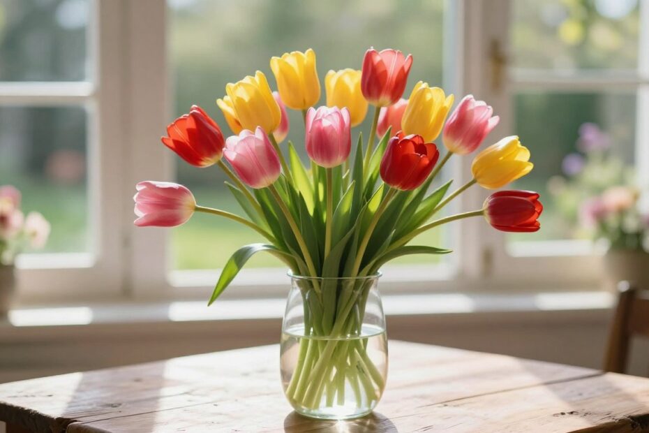 Ile wytrzymują tulipany w wazonie