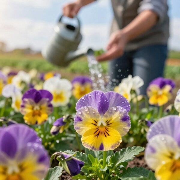 Jak często podlewać bratki – proste zasady podlewania w zależności od pogody