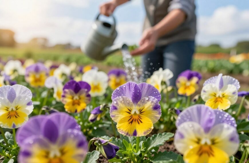 Jak często podlewać bratki