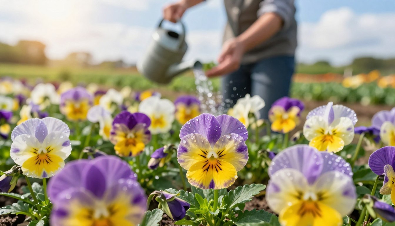 Jak często podlewać bratki