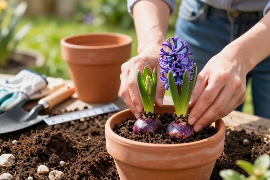 Jak głęboko sadzić hiacynty w doniczce
