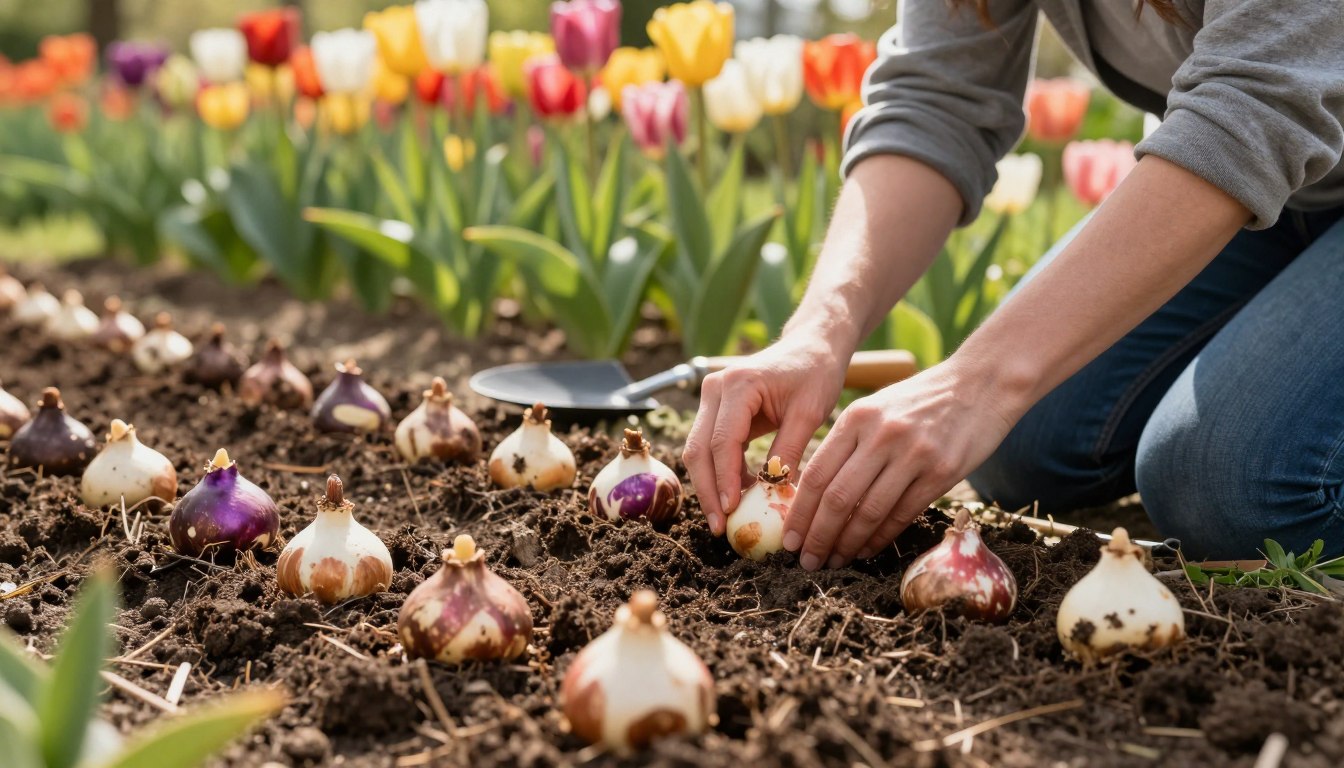 Jak głęboko sadzić tulipany