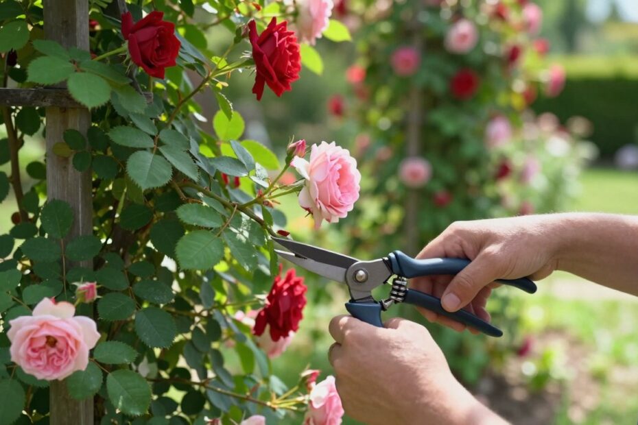 Jak obciąć róże pnące