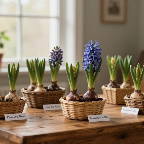 Jak przechować cebulki hiacyntów – suszenie, temperatura i warunki przechowywania