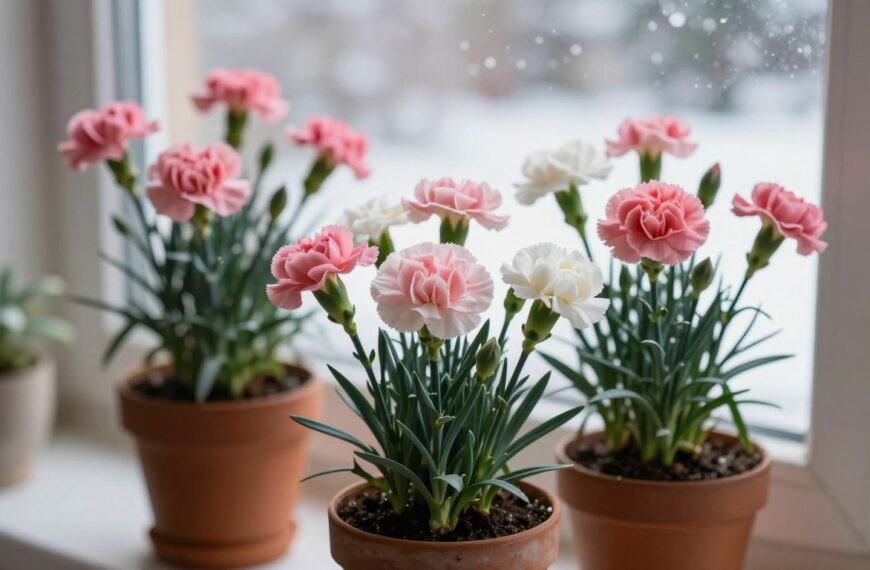 Jak przezimować goździki w doniczce