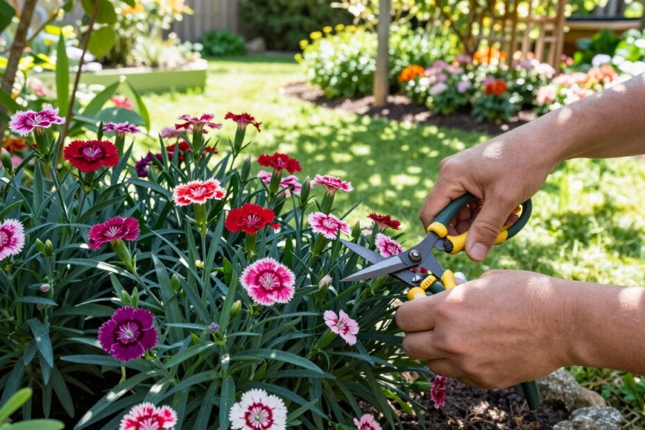 Jak przyciąć goździki po przekwitnięciu