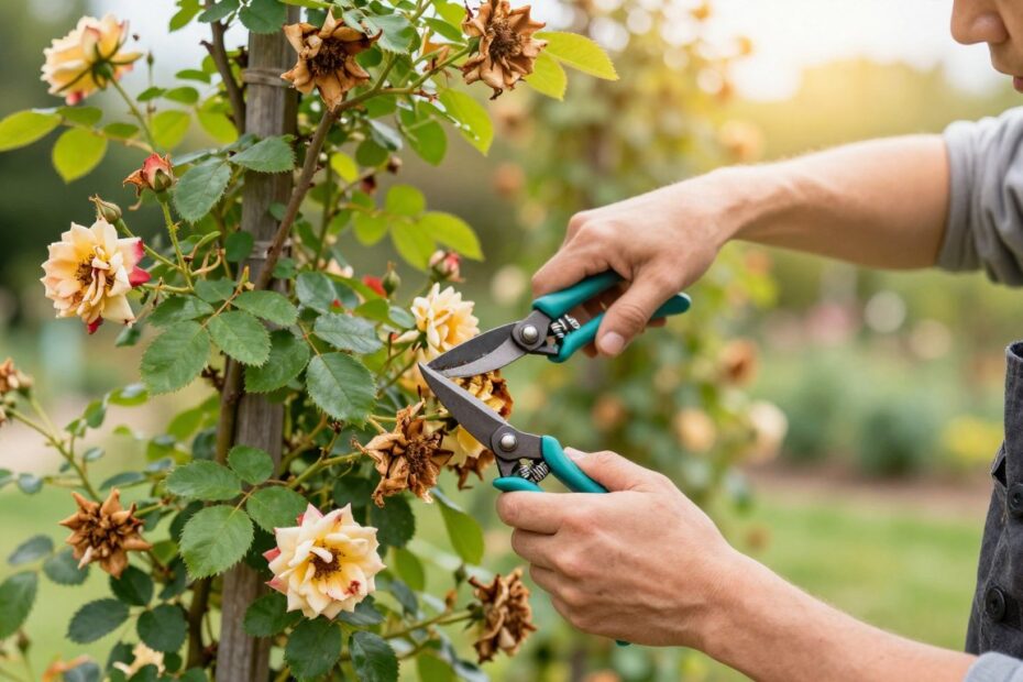 Jak przycinać róże pnące po przekwitnięciu