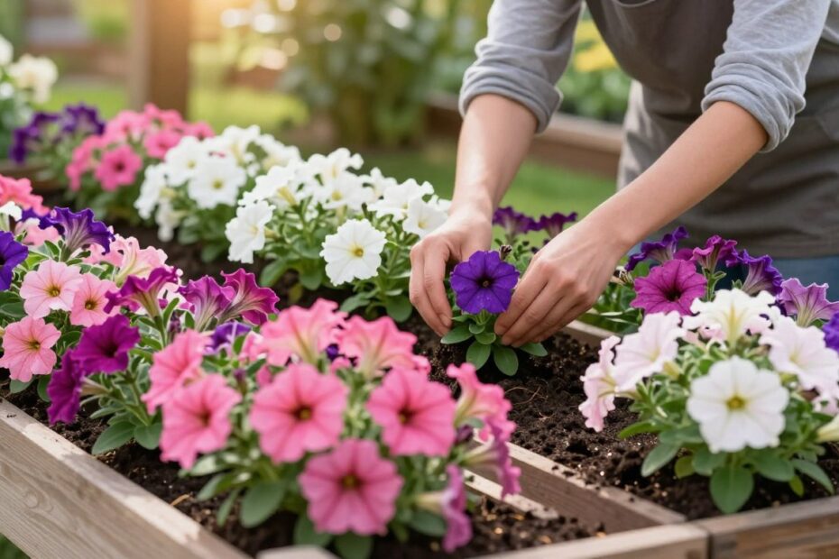 Jak sadzić petunie w skrzynkach