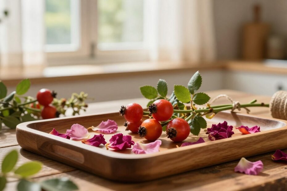 Jak suszymy dziką różę