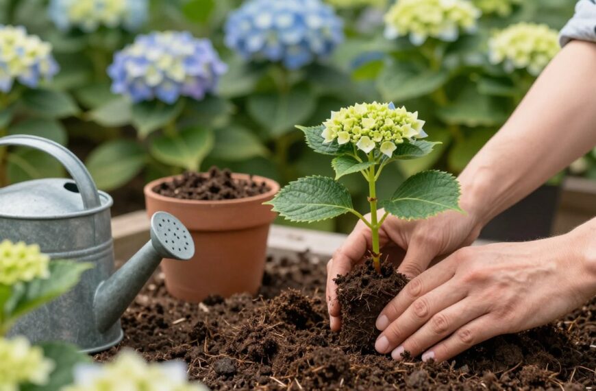 Jak ukorzenić hortensję bukietową