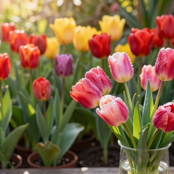 Jak uratować tulipany – ratunek dla ciętych kwiatów i dla cebul w doniczce