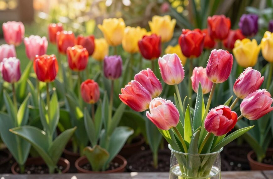Jak uratować tulipany – ratunek dla ciętych kwiatów i dla cebul w doniczce