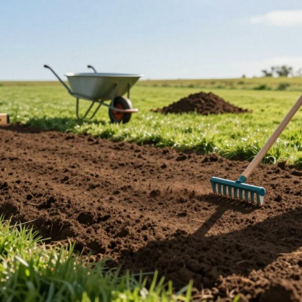 Jak wyrównać ziemię pod trawnik