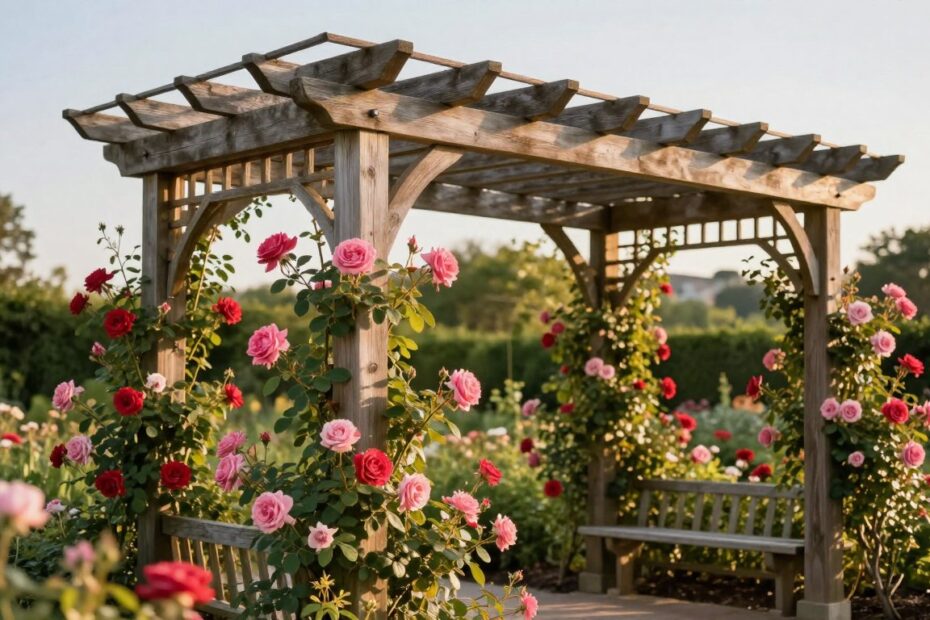 Jak zrobić pergolę na róże