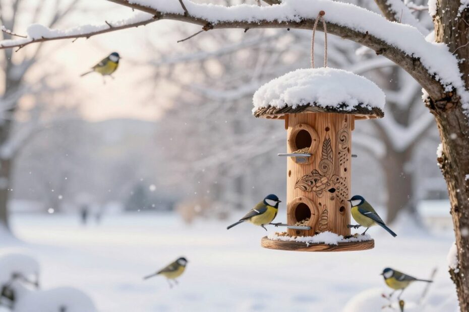 Jak zwabić ptaki do karmnika