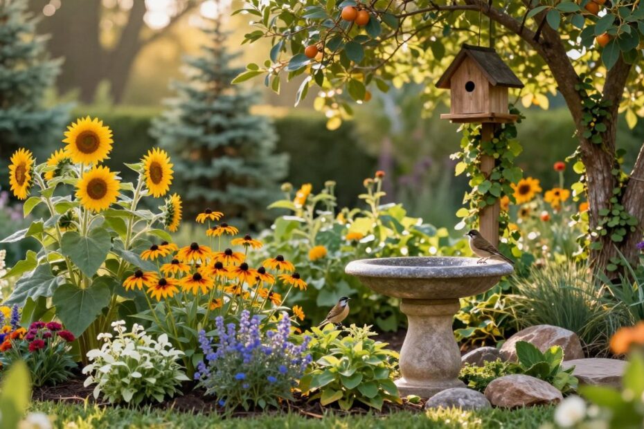 Jak zwabić ptaki do ogrodu
