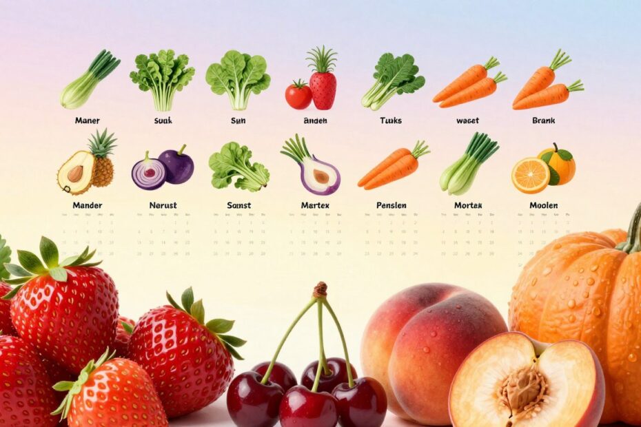 Kalendarz sezonowości warzyw i owoców
