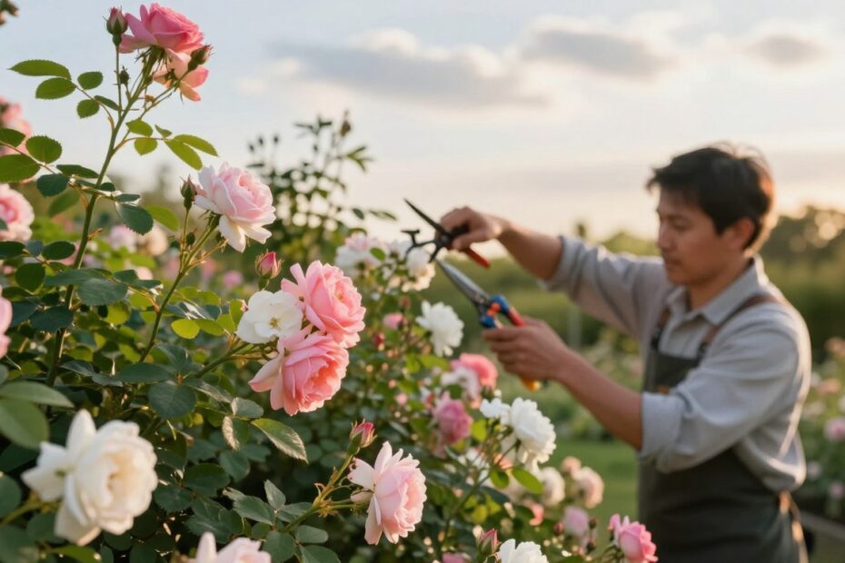 Kiedy przyciąć róże pnące