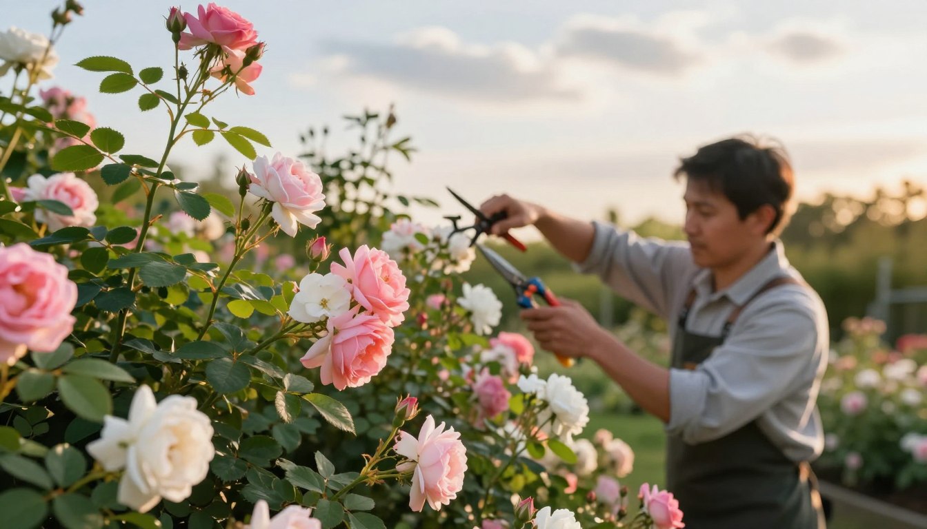 Kiedy przyciąć róże pnące