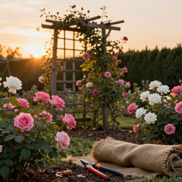 Kiedy przycinać róże pnące na zimę – co zostawić, a co usunąć przed okryciem
