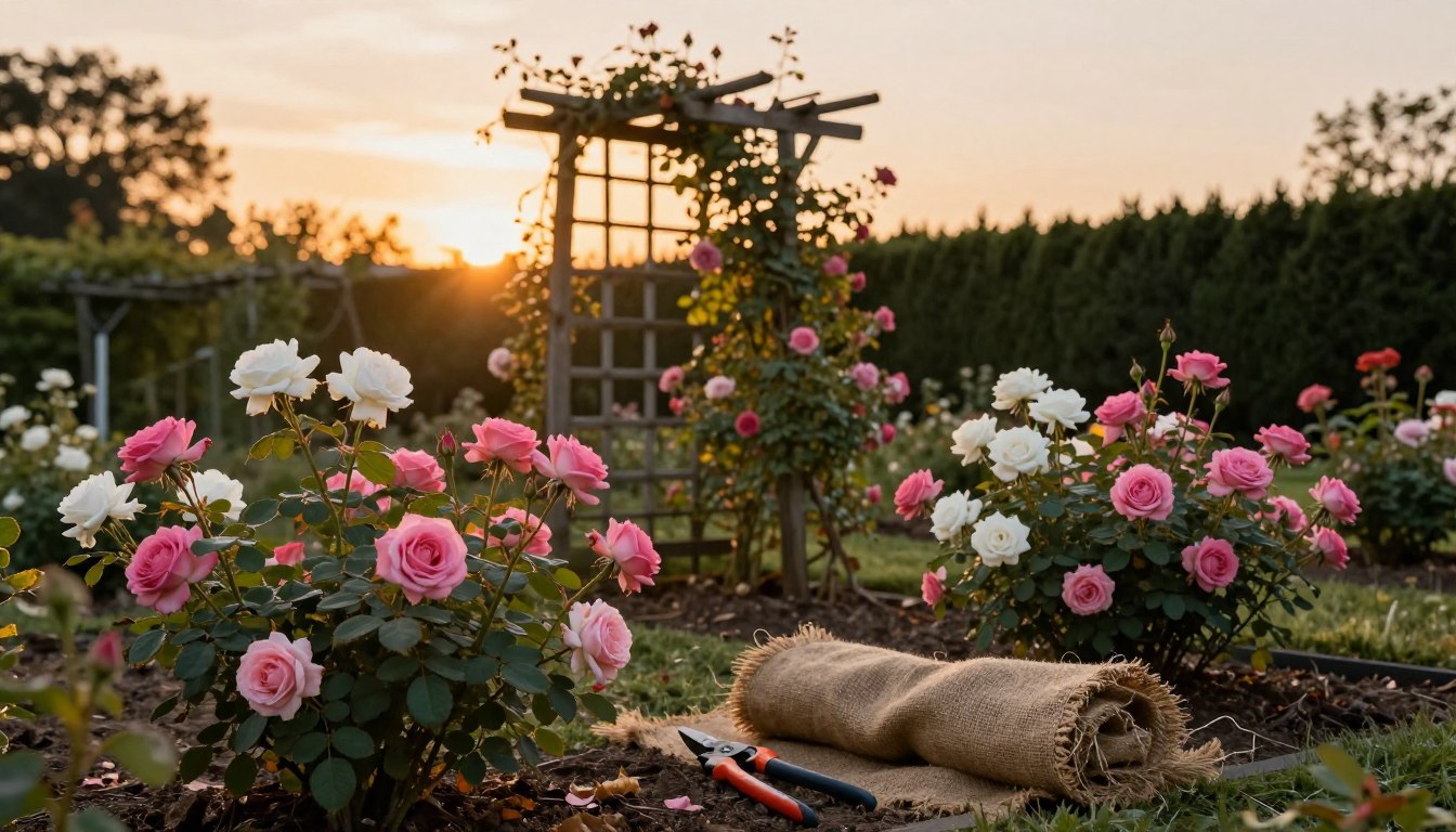 Kiedy przycinać róże pnące na zimę